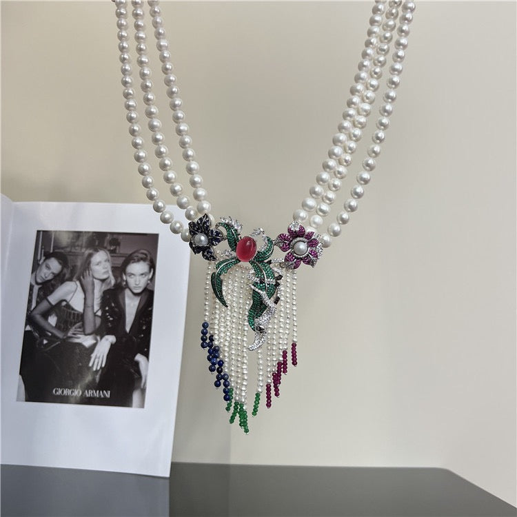 (N094)pearl necklace