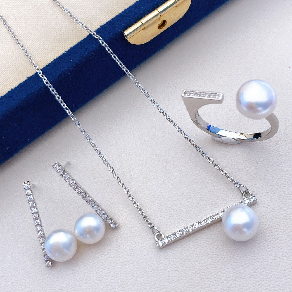 (J033)  pearl set