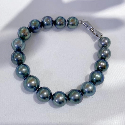 (B058) Black tahitian bracelet