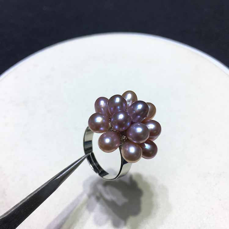 (J028)  Popcorn pearl set