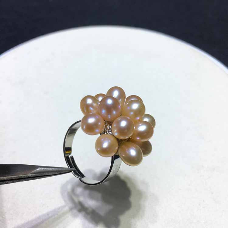 (J028)  Popcorn pearl set