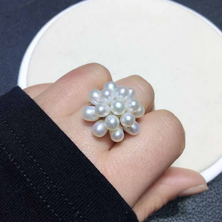 (J028)  Popcorn pearl set