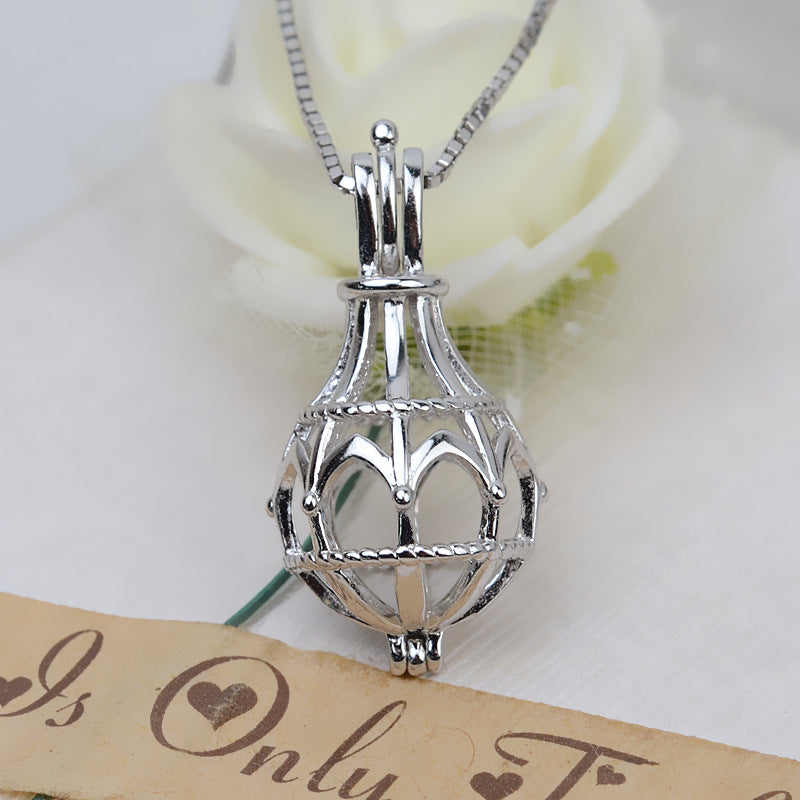 S925 sterling silver cage(C10)