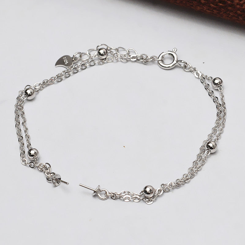 Ensemble de bracelet en argent sterling S925 (B8)