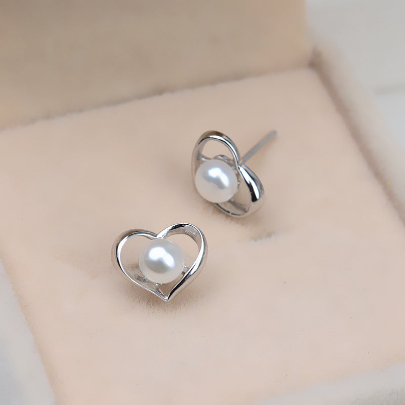 S925 sterling silver earring setting (E19)