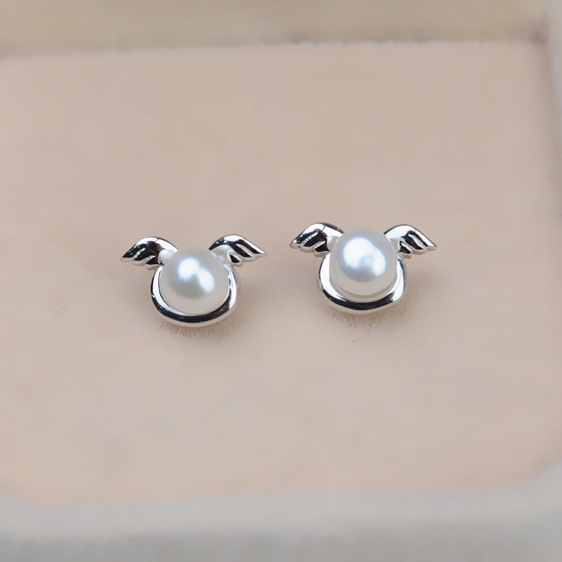 S925 sterling silver earring setting (E18)