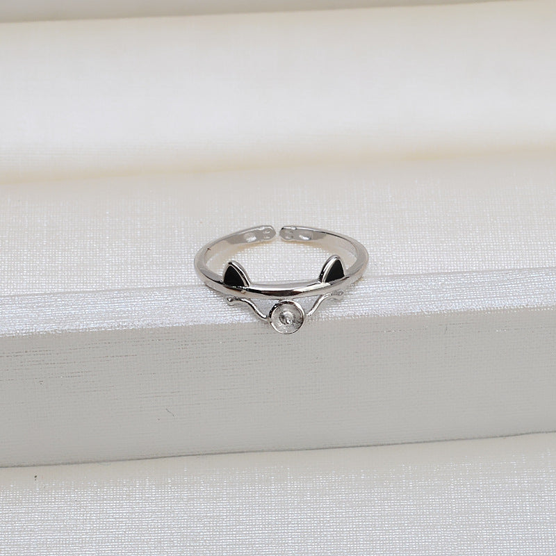 Ringfassung aus S925-Sterlingsilber (R52)