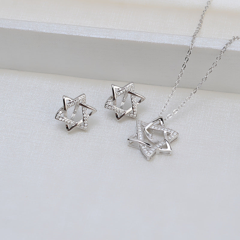 S925 sterling silver set setting (S28-1)