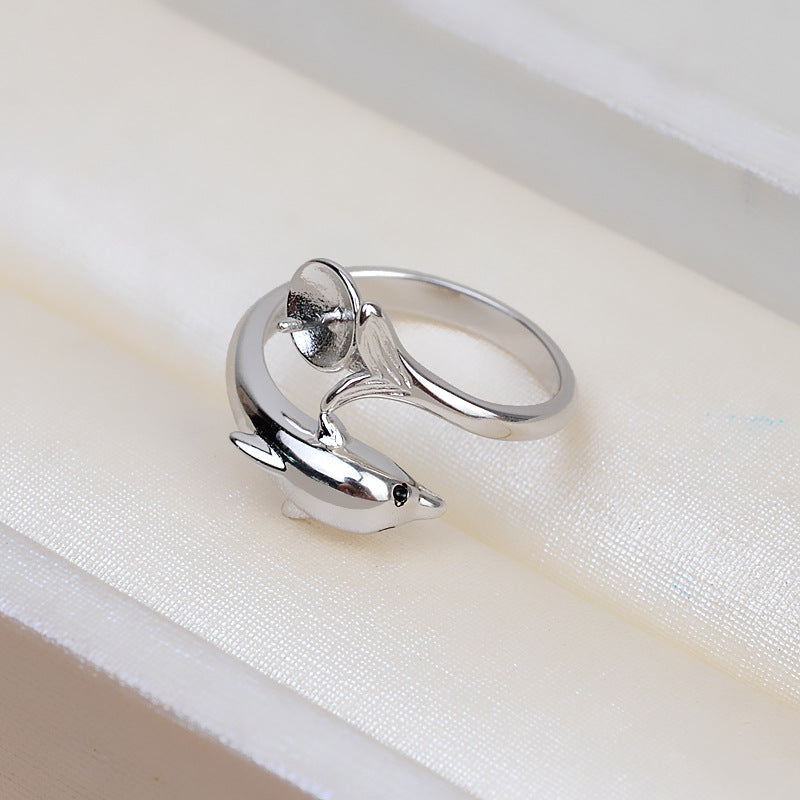 S925 sterling silver ring setting (R43)