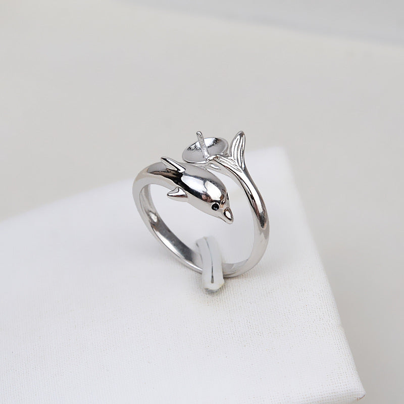 S925 sterling silver ring setting (R43)