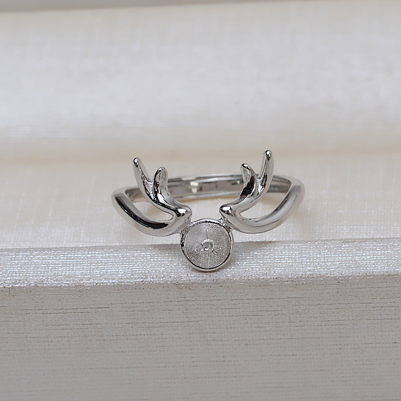 S925 sterling silver ring setting (R48)