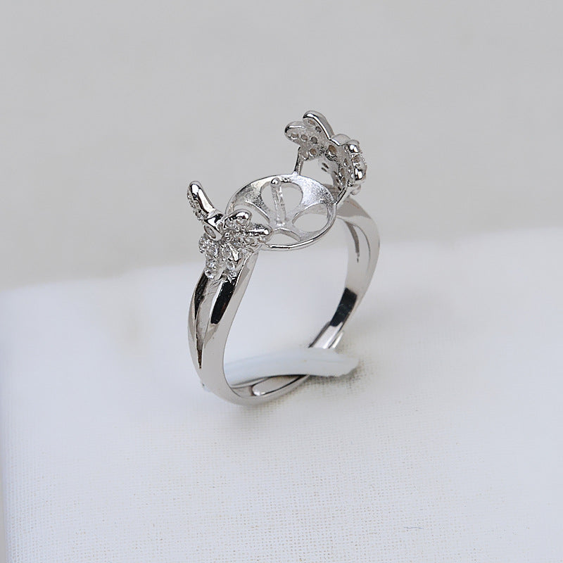 S925 sterling silver ring setting (R39)