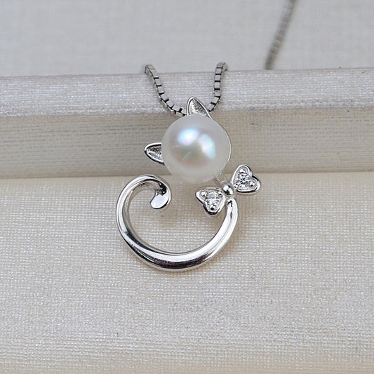 S925 sterling silver pendant setting (P39)