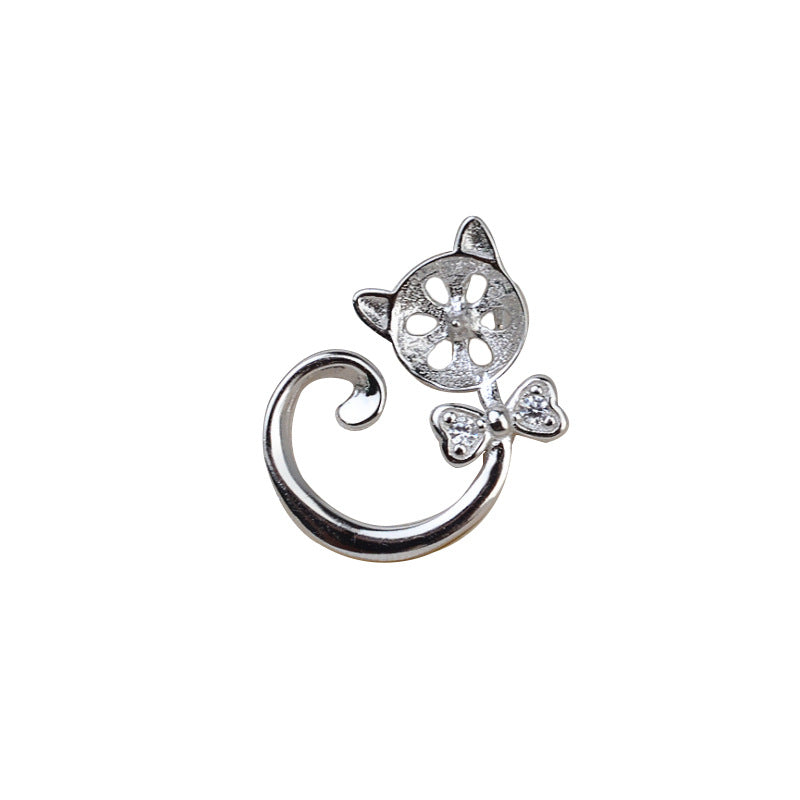 S925 sterling silver pendant setting (P39)