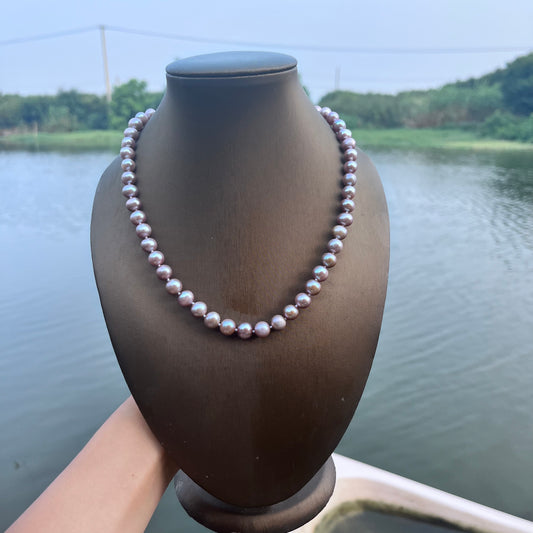 Nouveauté S925 collier de perles complet USD120