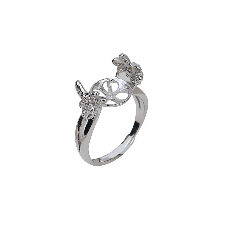 S925 sterling silver ring setting (R39)