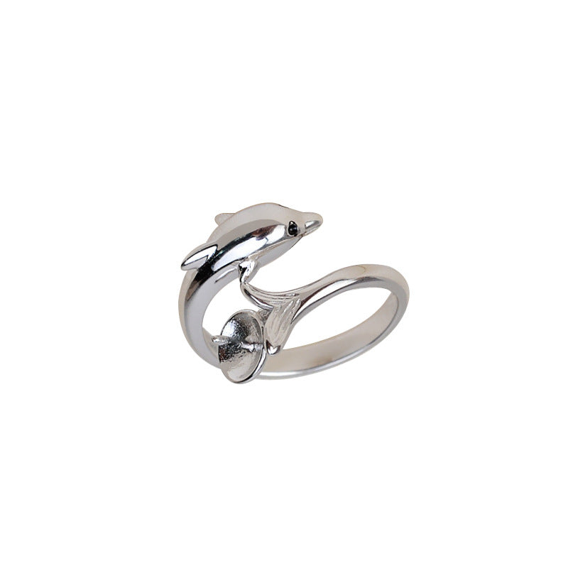 Ringfassung aus S925-Sterlingsilber (R43)