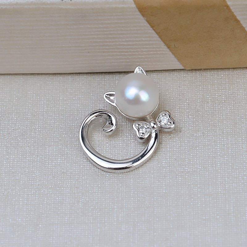 S925 sterling silver pendant setting (P39)