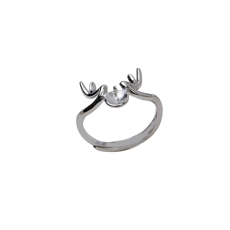 Ringfassung aus S925-Sterlingsilber (R48)