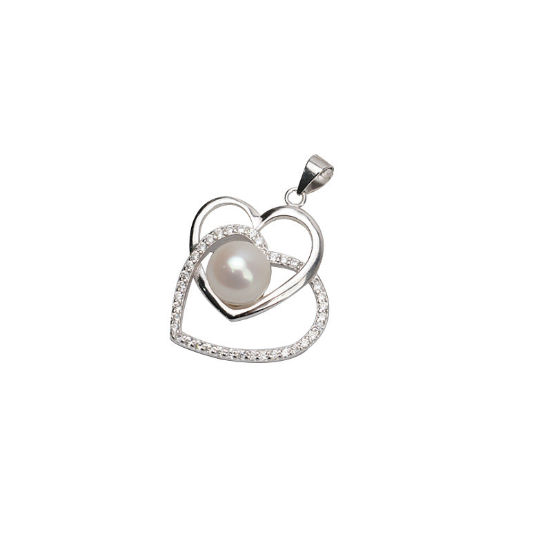 Monture pendentif en argent sterling S925 (P44)