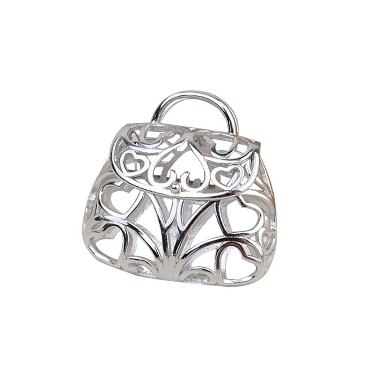 S925 sterling silver cage(C7)