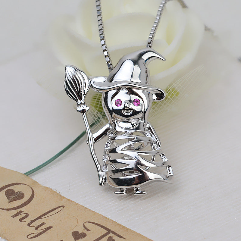 S925 sterling silver cage(C19)