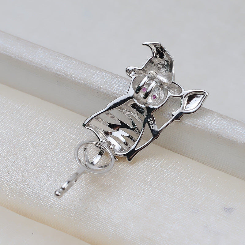 S925 sterling silver cage(C19)