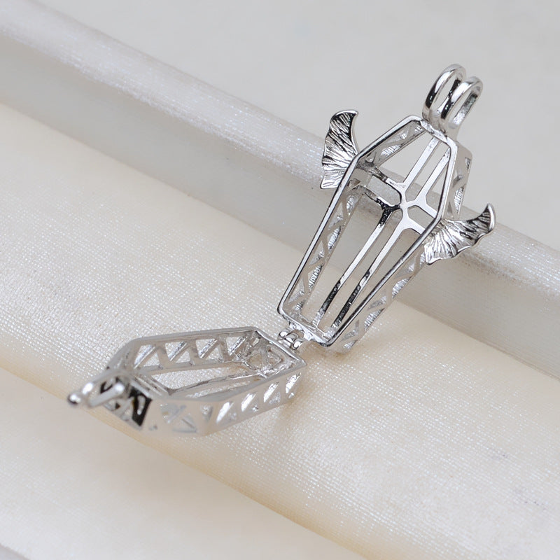 S925 sterling silver cage(C17)