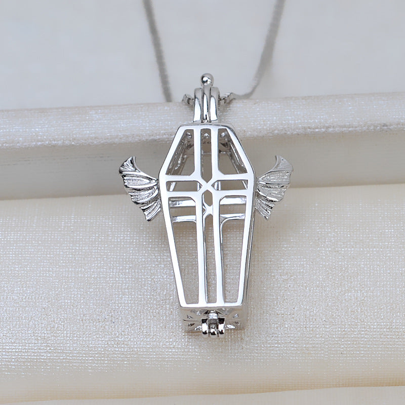 S925 sterling silver cage(C17)