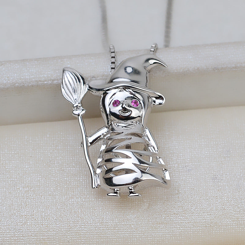 S925 sterling silver cage(C19)