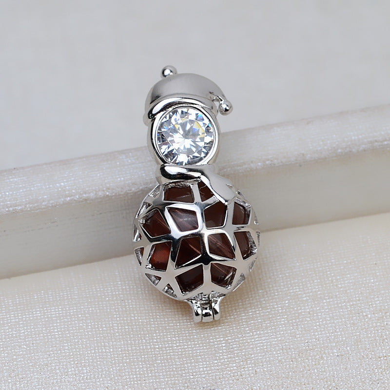 S925 sterling silver cage(C16)