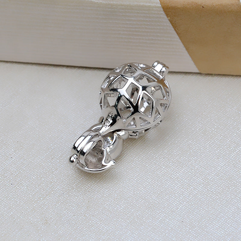 S925 sterling silver cage(C16)