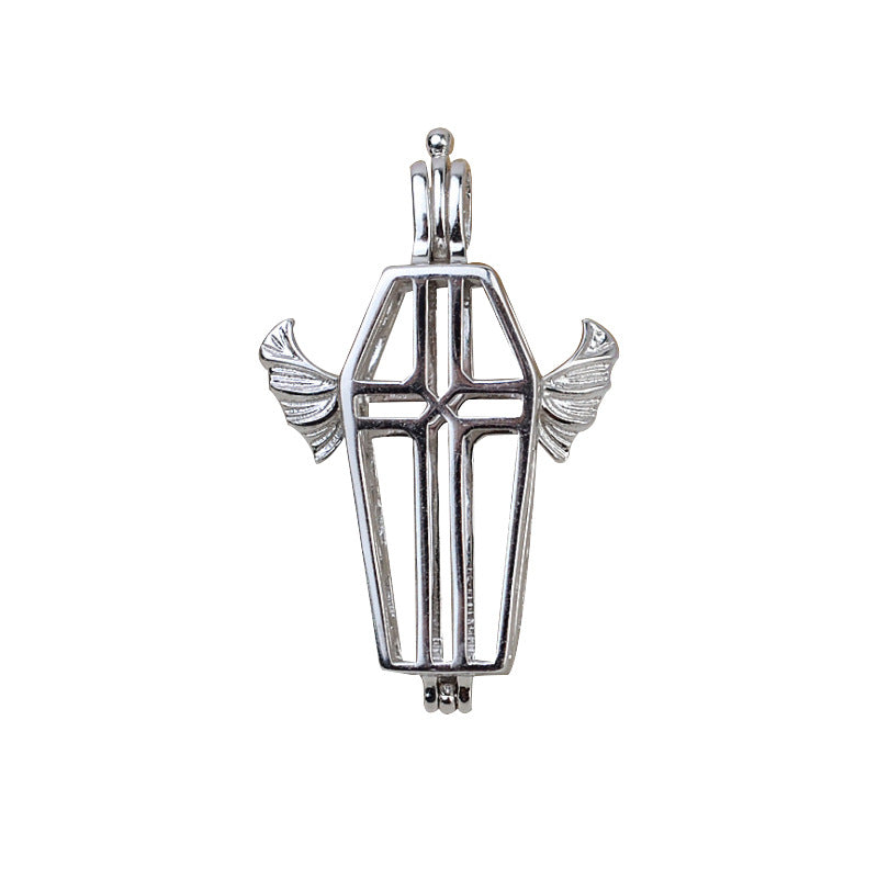 S925 sterling silver cage(C17)