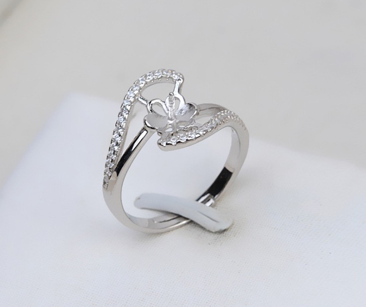 S925 sterling silver ring setting (R26)