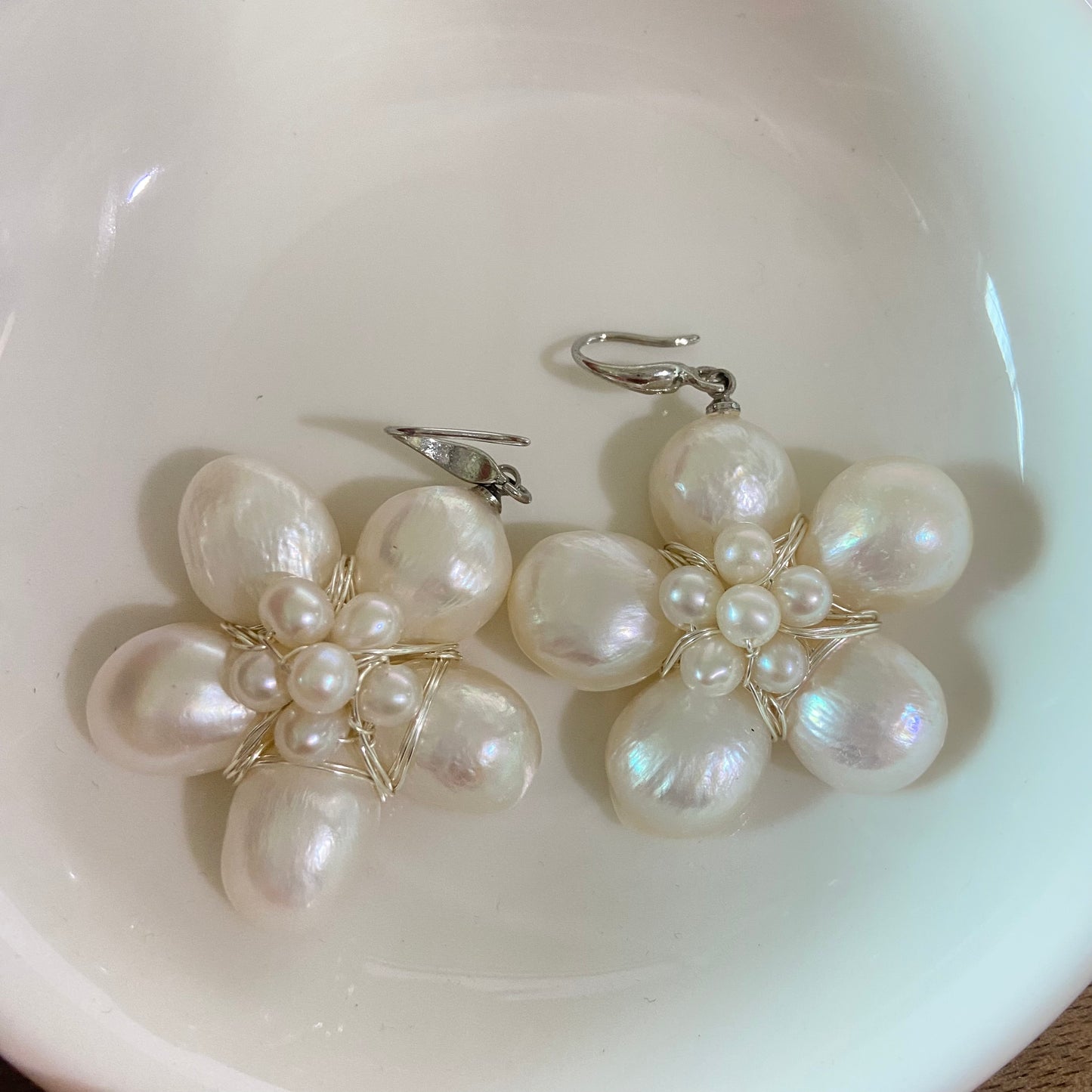 Stacie Ohrring Blumenschmuck 50 USD für Silber