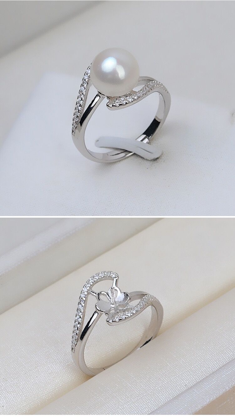 S925 sterling silver ring setting (R26)