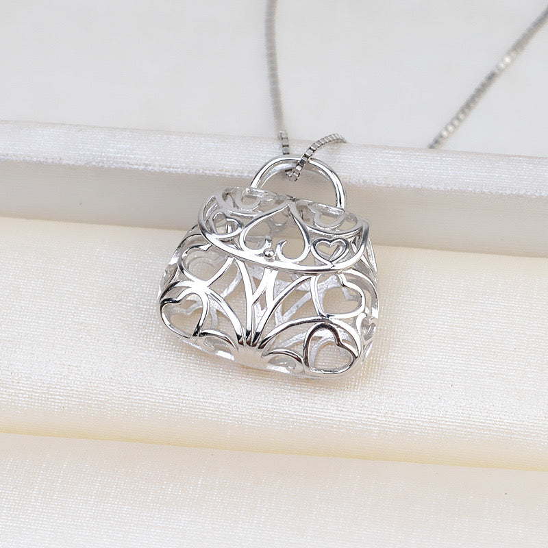 S925 sterling silver cage(C7)