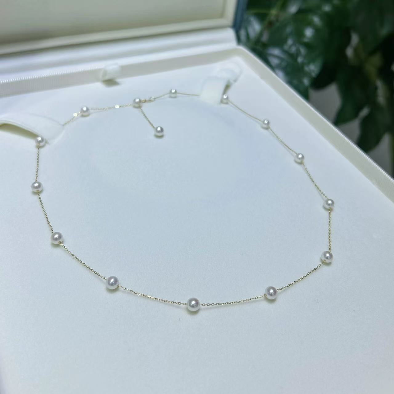 Sterling silver AK necklace for Donna 7ak pearls