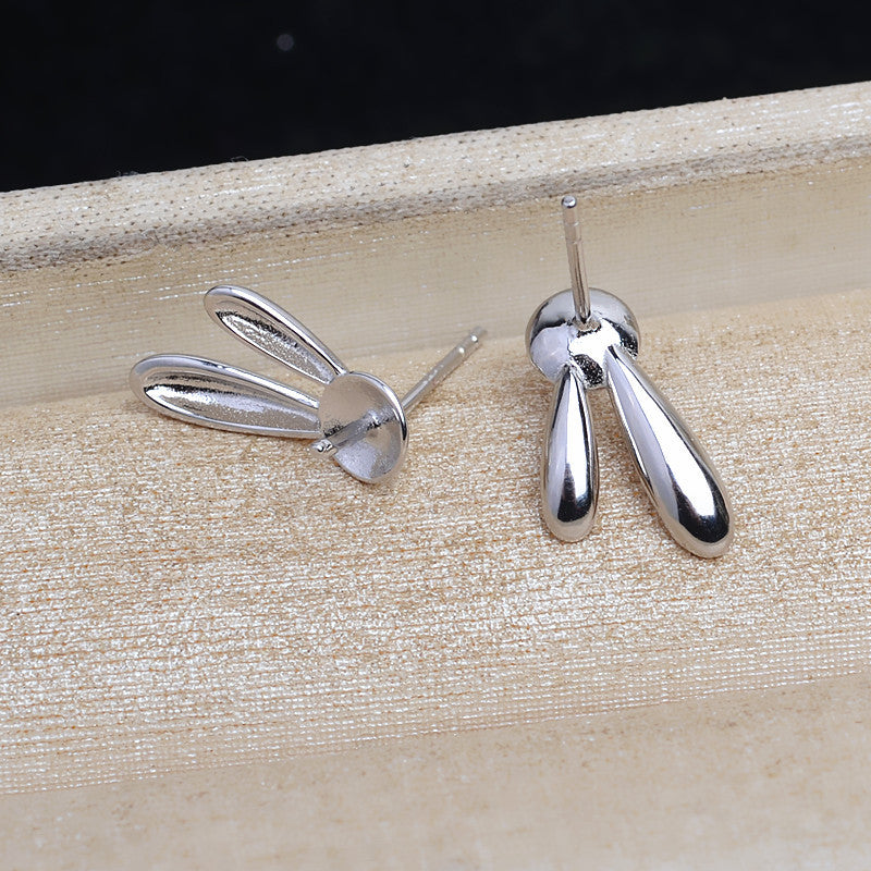 S925 sterling silver set setting (S10-1)