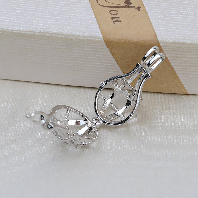 S925 sterling silver cage(C10)