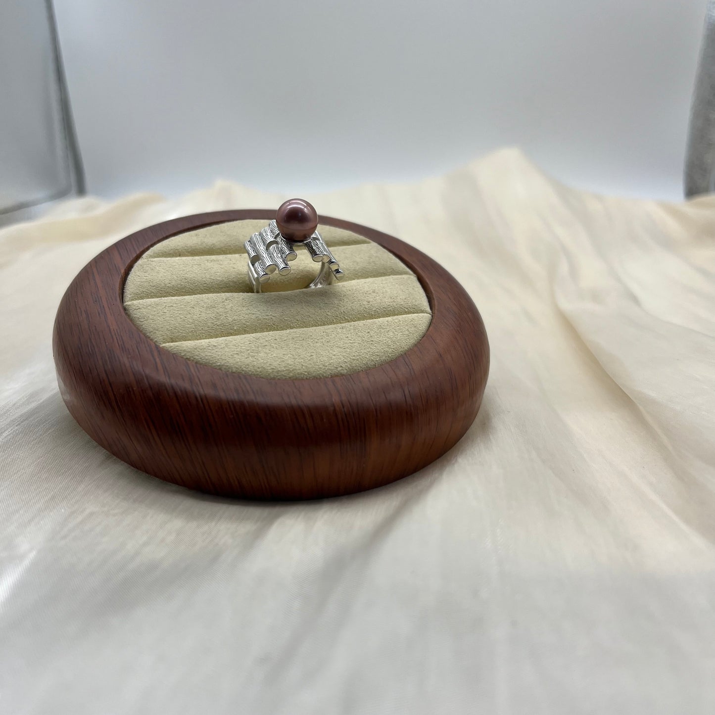 Bague en bois flotté