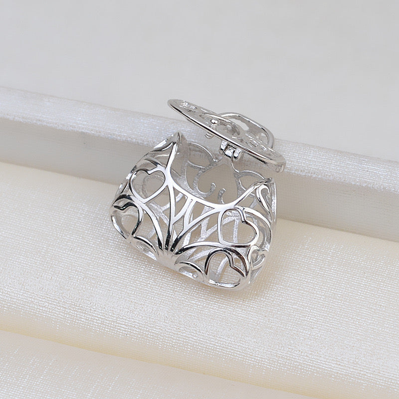 S925 sterling silver cage(C7)