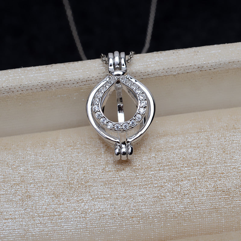 S925 sterling silver cage(C14)