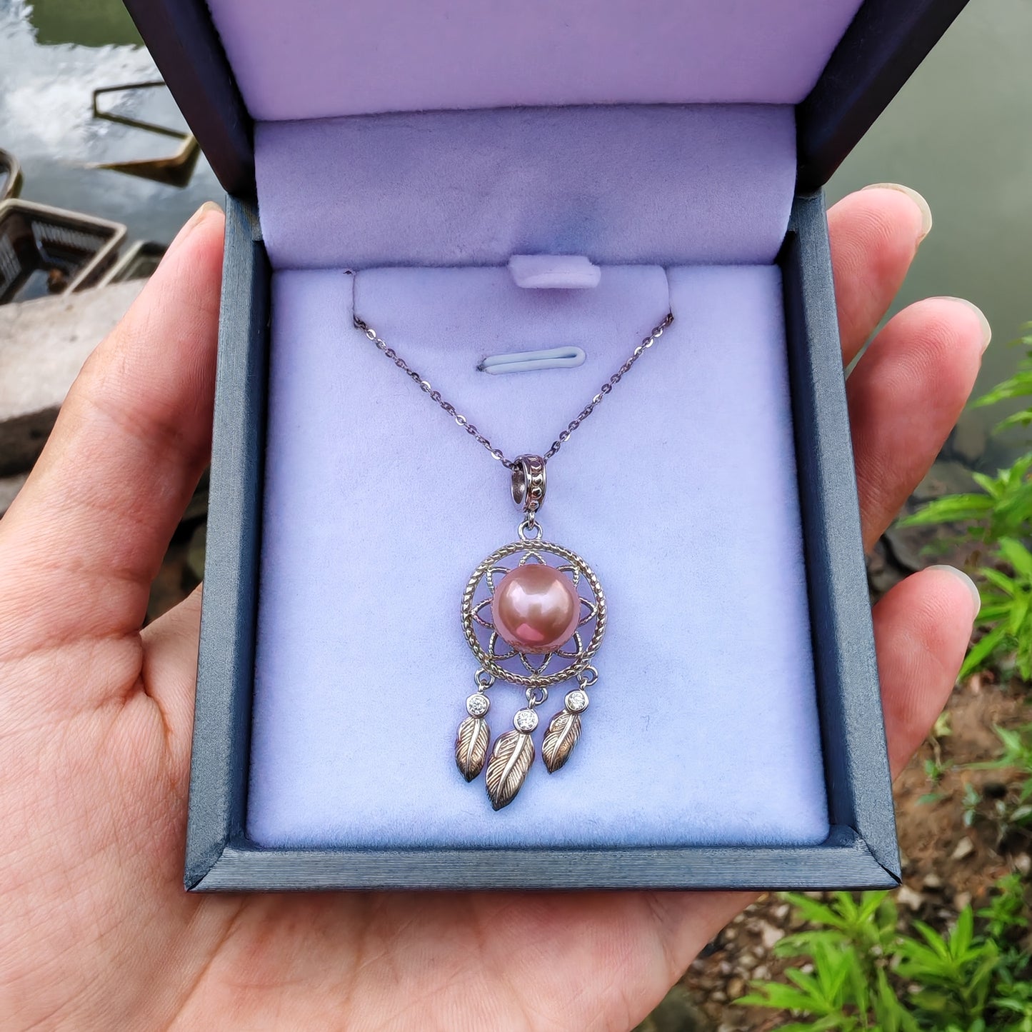 Dream catcher necklace for Audrey