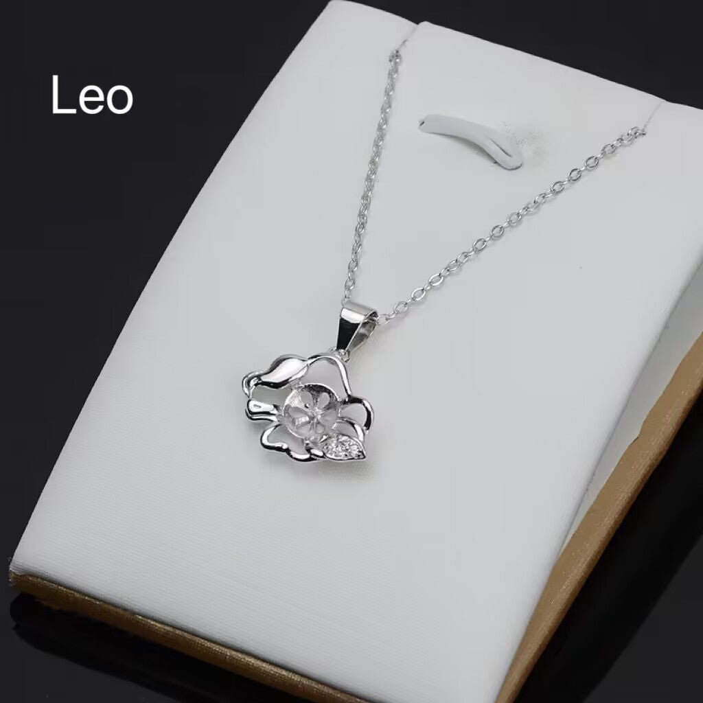 S925 sterling silver Zodiac pendant（P100)