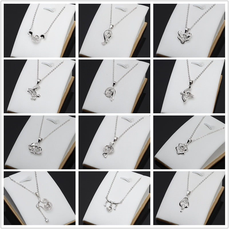 S925 sterling silver Zodiac pendant（P100)