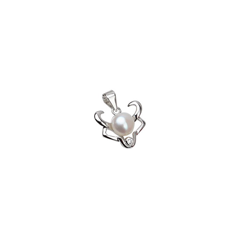 S925 sterling silver Zodiac pendant（P100)