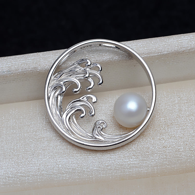 S925 sterling silver pendant setting (P41)