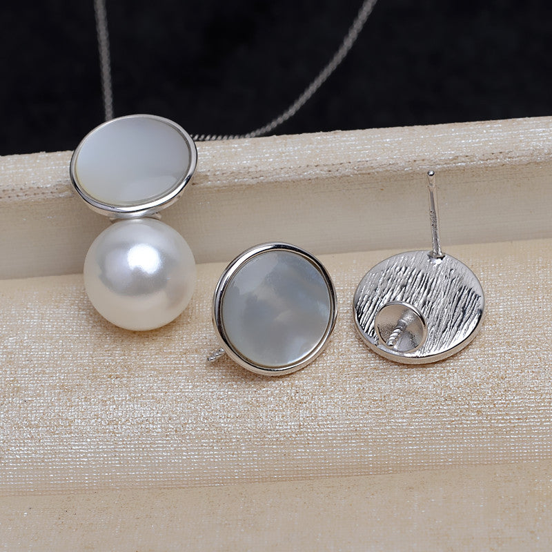 S925 sterling silver set setting (S18-1)