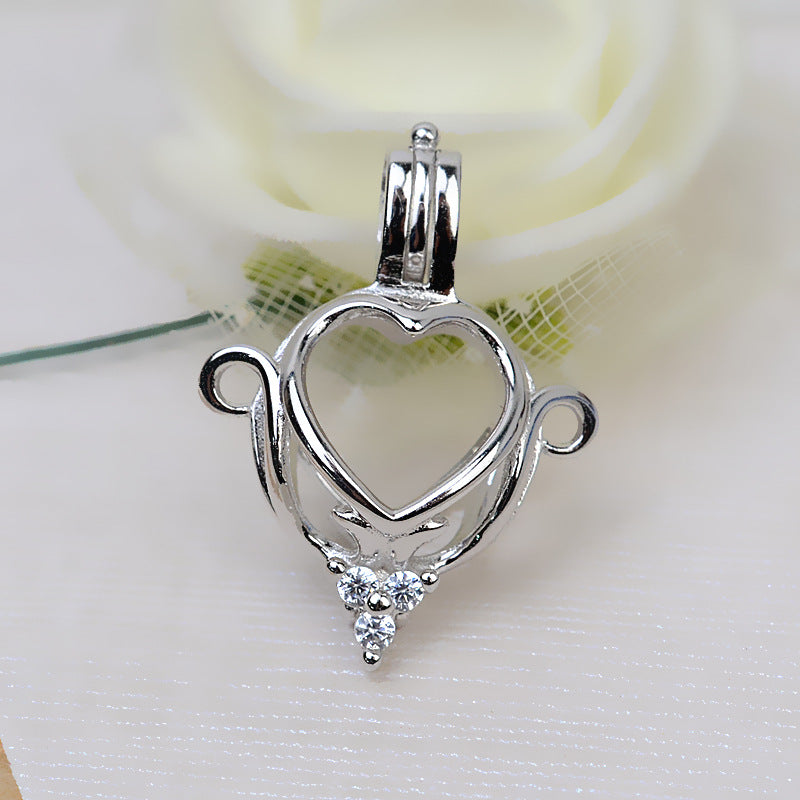 S925 sterling silver cage(C11)